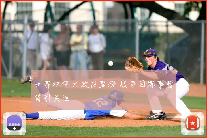 世界杯停火效应显现 战争因赛事暂停引关注